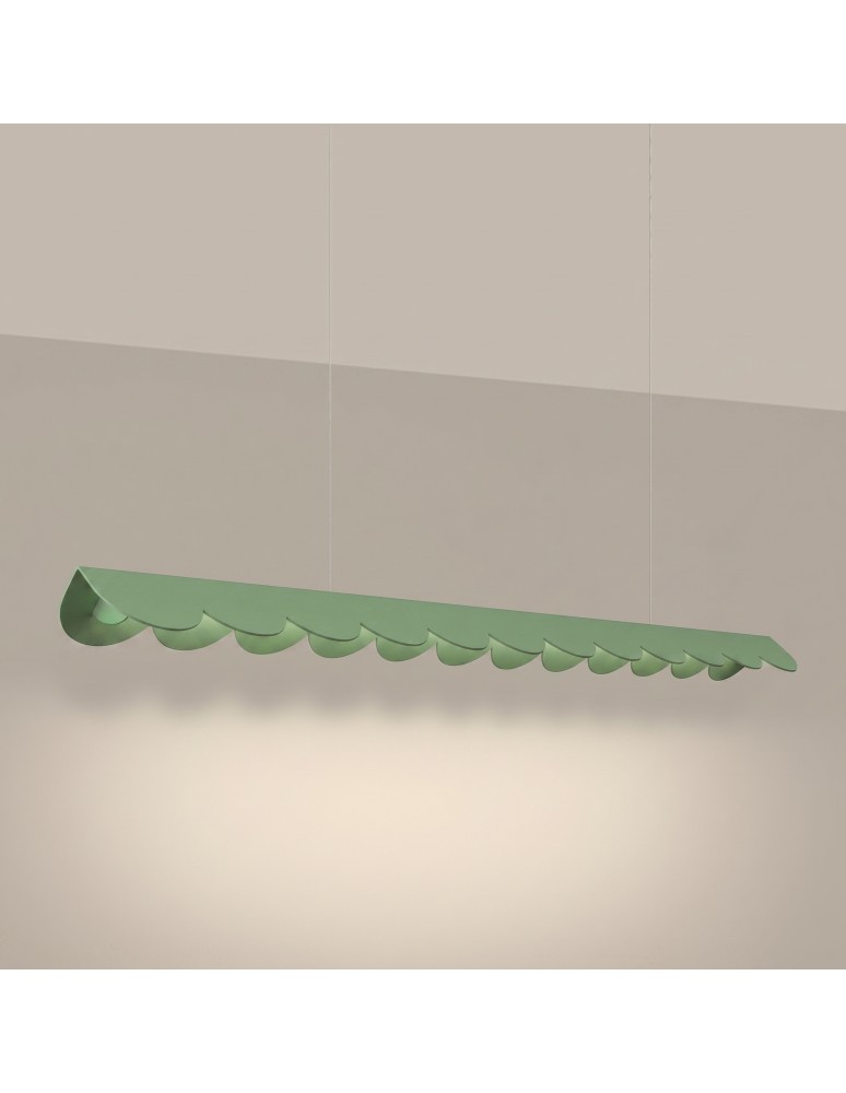 Thoro Lampa wisząca BISCUIT 130 szałwiowa LED 3000K TH.723