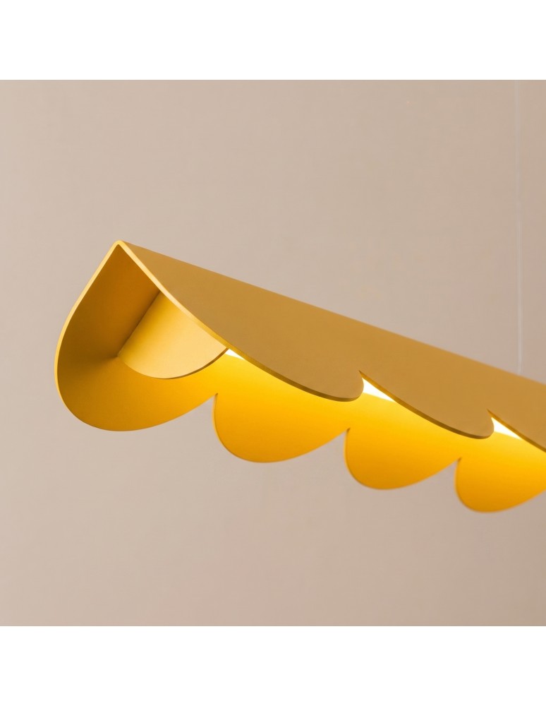 Thoro Lampa wisząca BISCUIT 130 żółta LED 3000K TH.724