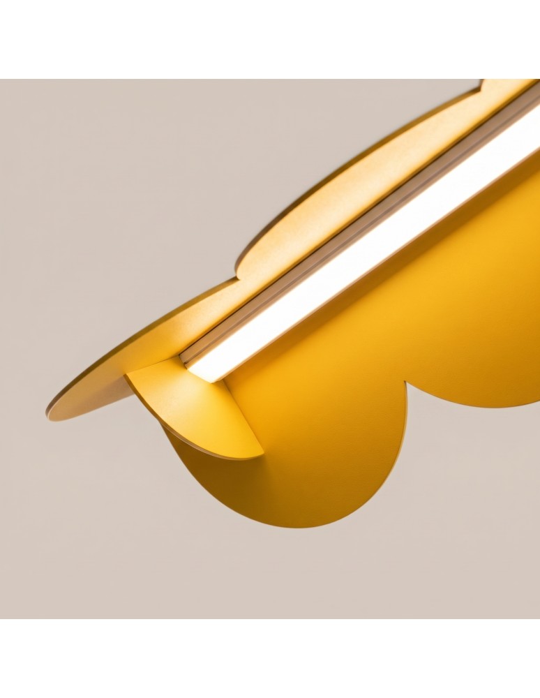 Thoro Lampa wisząca BISCUIT 130 żółta LED 3000K TH.724
