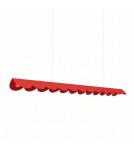 Thoro Lampa wisząca BISCUIT 130 czerwona LED 3000K TH.725