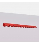 Thoro Lampa wisząca BISCUIT 130 czerwona LED 3000K TH.725