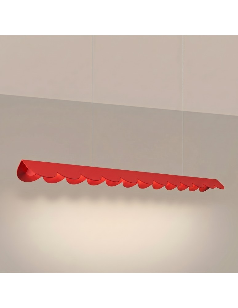 Thoro Lampa wisząca BISCUIT 130 czerwona LED 3000K TH.725