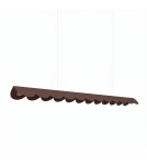 Thoro Lampa wisząca BISCUIT 130 brązowa LED 3000K TH.726
