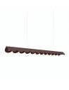 Thoro Lampa wisząca BISCUIT 130 brązowa LED 3000K TH.726