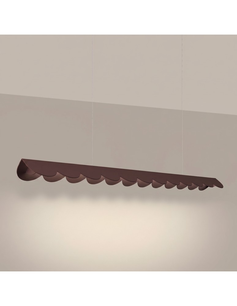 Thoro Lampa wisząca BISCUIT 130 brązowa LED 3000K TH.726