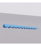 Thoro Lampa wisząca BISCUIT 130 błękitna LED 3000K TH.727