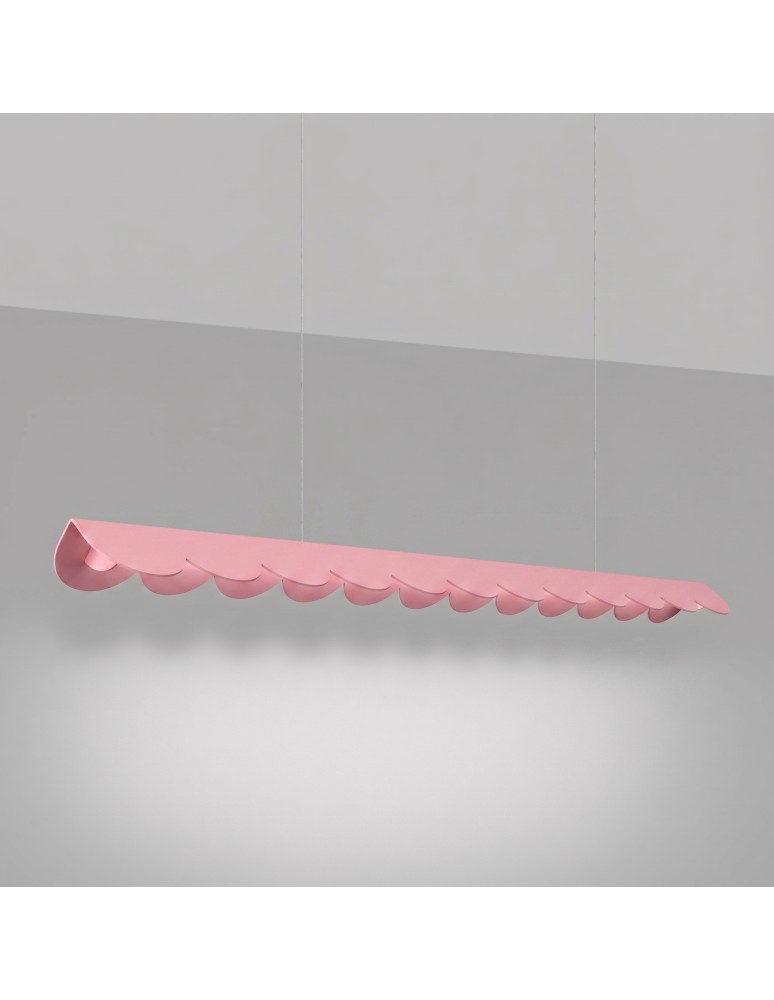 Thoro Lampa wisząca BISCUIT 130 różowa LED 4000K TH.728