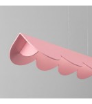 Thoro Lampa wisząca BISCUIT 130 różowa LED 4000K TH.728