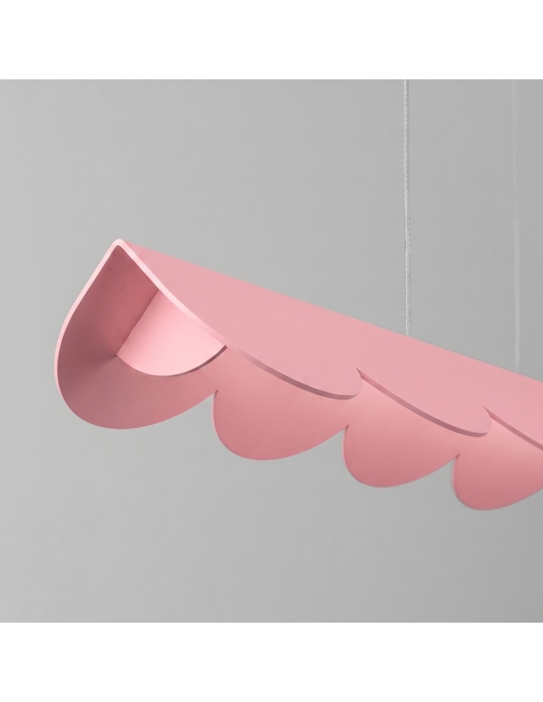 Thoro Lampa wisząca BISCUIT 130 różowa LED 4000K TH.728