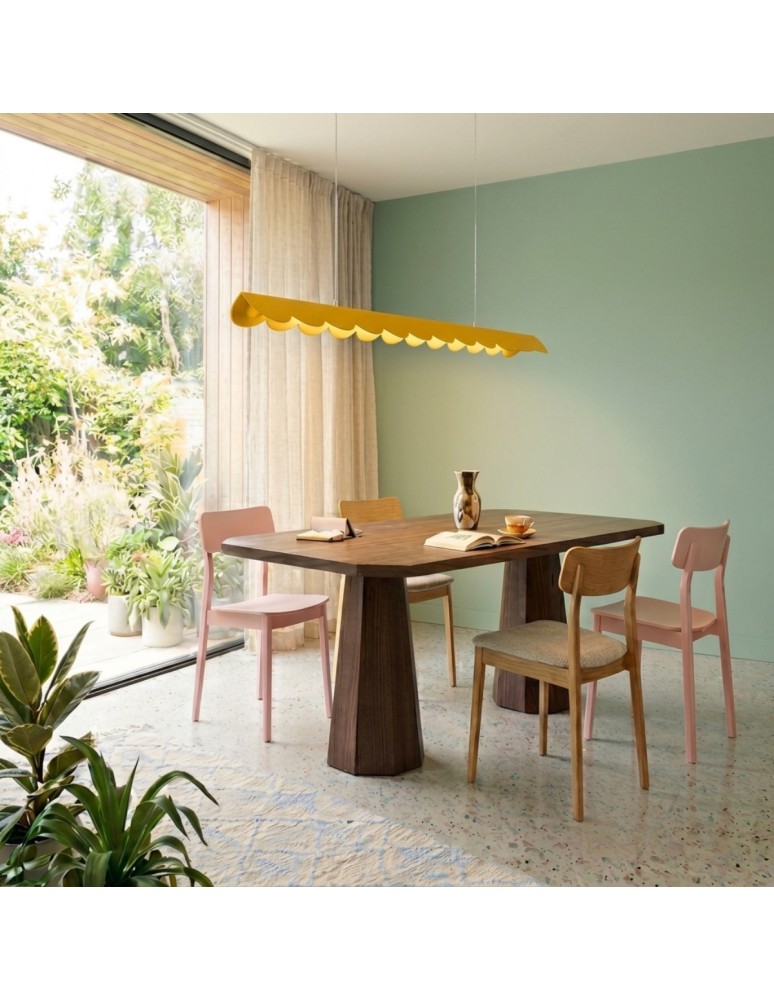Thoro Lampa wisząca BISCUIT 130 żółta LED 4000K TH.730
