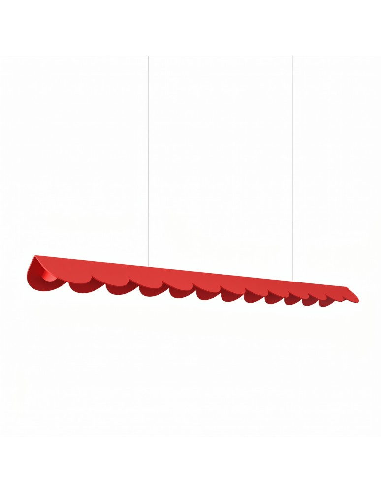 Thoro Lampa wisząca BISCUIT 130 czerwona LED 4000K TH.731
