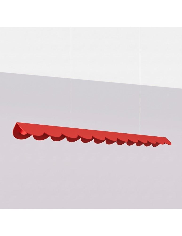 Thoro Lampa wisząca BISCUIT 130 czerwona LED 4000K TH.731