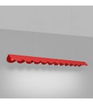 Thoro Lampa wisząca BISCUIT 130 czerwona LED 4000K TH.731