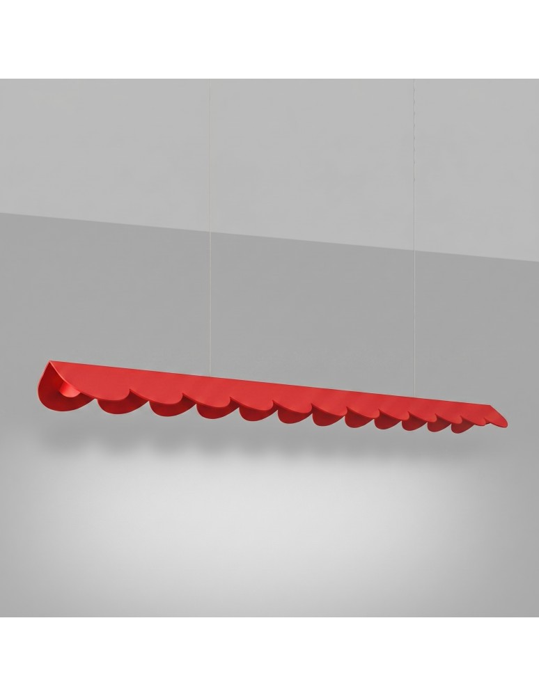 Thoro Lampa wisząca BISCUIT 130 czerwona LED 4000K TH.731