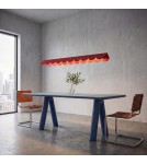 Thoro Lampa wisząca BISCUIT 130 czerwona LED 4000K TH.731