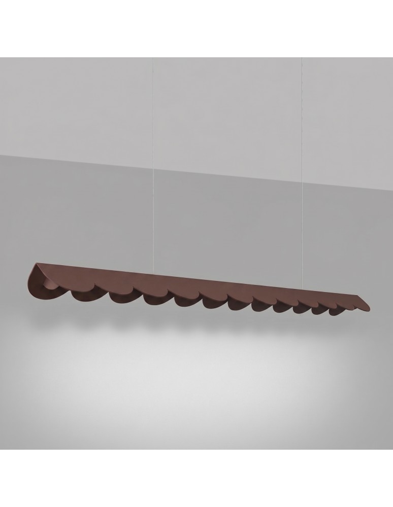 Thoro Lampa wisząca BISCUIT 130 brązowa LED 4000K TH.732