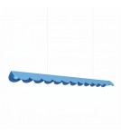 Thoro Lampa wisząca BISCUIT 130 błękitna LED 4000K TH.733