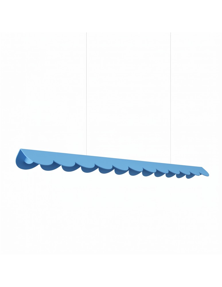 Thoro Lampa wisząca BISCUIT 130 błękitna LED 4000K TH.733