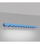 Thoro Lampa wisząca BISCUIT 130 błękitna LED 4000K TH.733