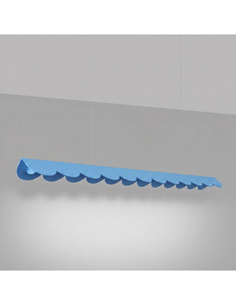 Thoro Lampa wisząca BISCUIT 130 błękitna LED 4000K TH.733