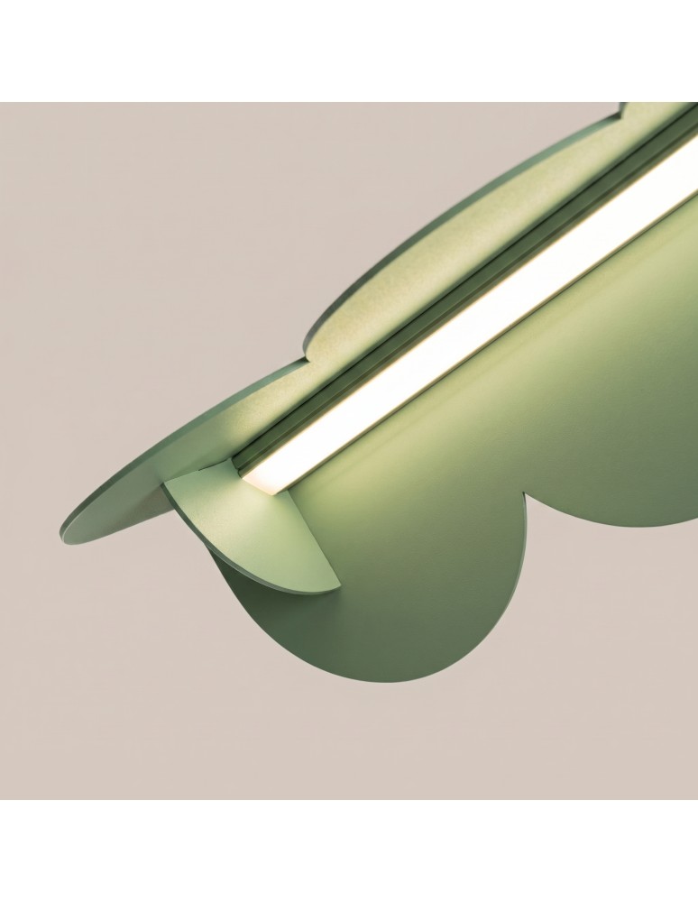 Thoro Lampa wisząca BISCUIT 100 szałwiowa LED 3000K TH.735