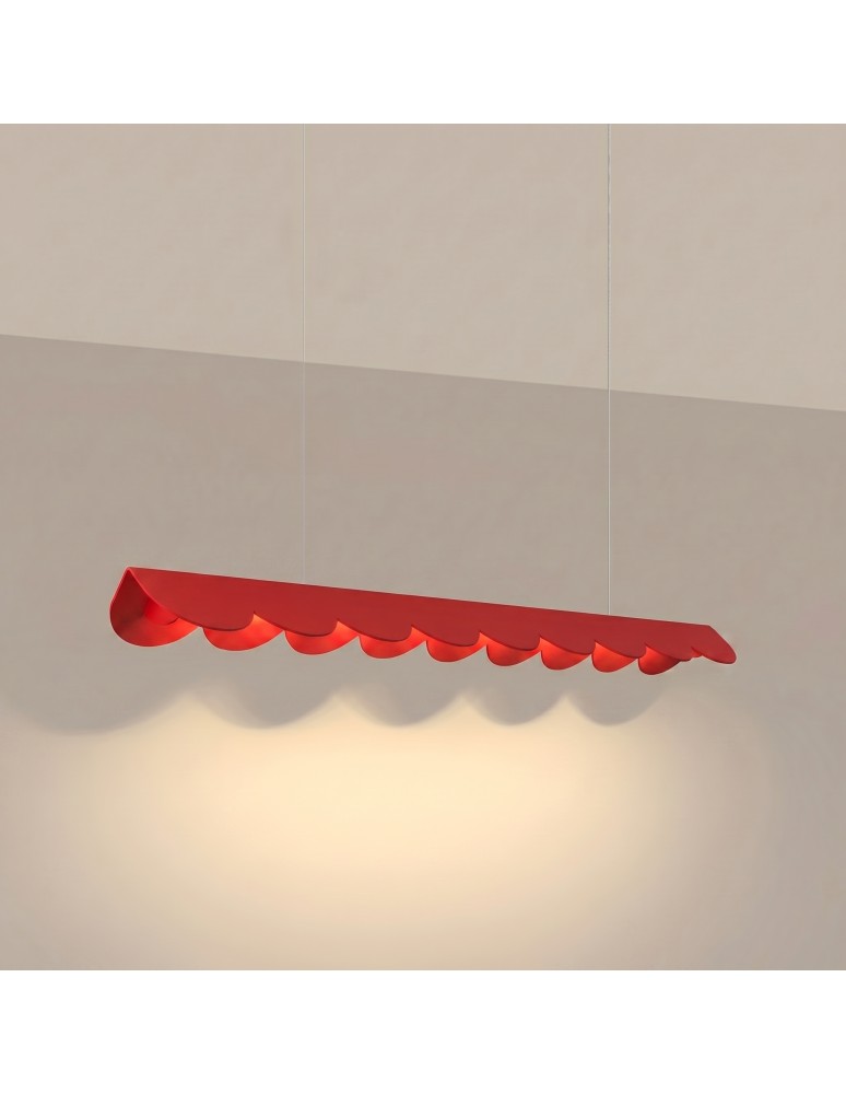 Thoro Lampa wisząca BISCUIT 100 czerwona LED 3000K TH.737