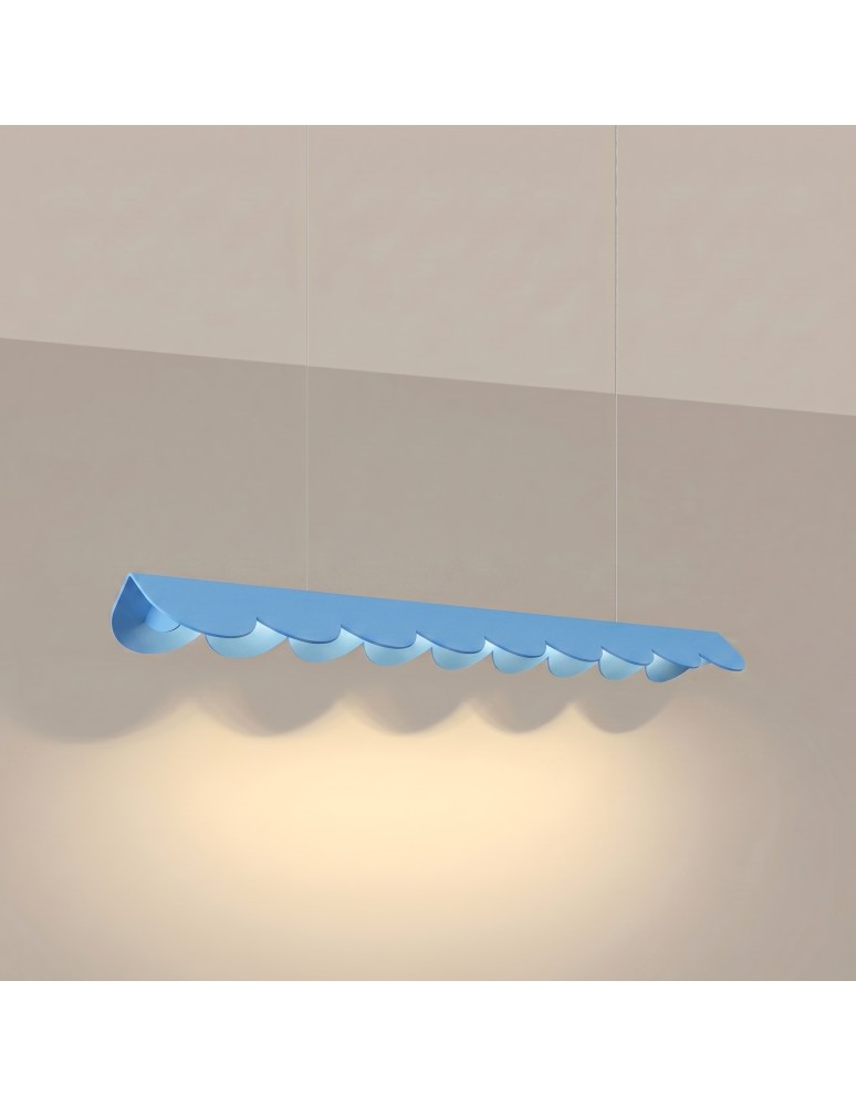 Thoro Lampa wisząca BISCUIT 100 błękitna LED 3000K TH.739