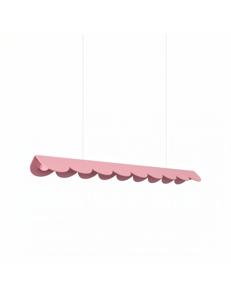 Thoro Lampa wisząca BISCUIT 100 różowa LED 4000K TH.740