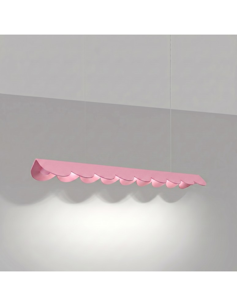 Thoro Lampa wisząca BISCUIT 100 różowa LED 4000K TH.740