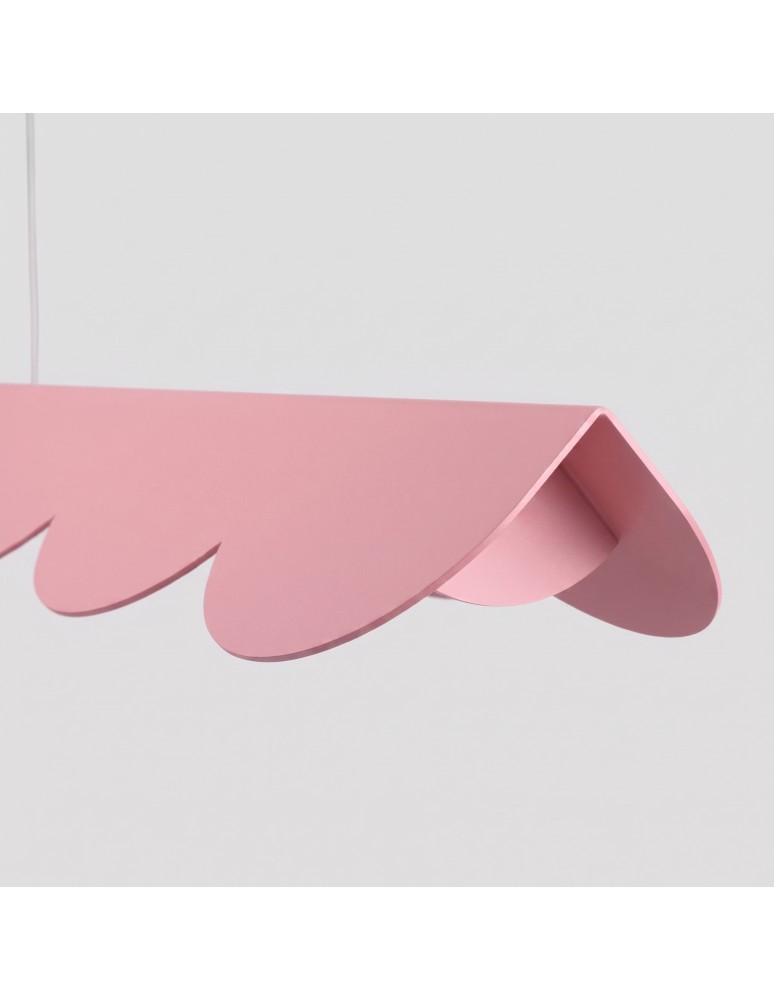 Thoro Lampa wisząca BISCUIT 100 różowa LED 4000K TH.740