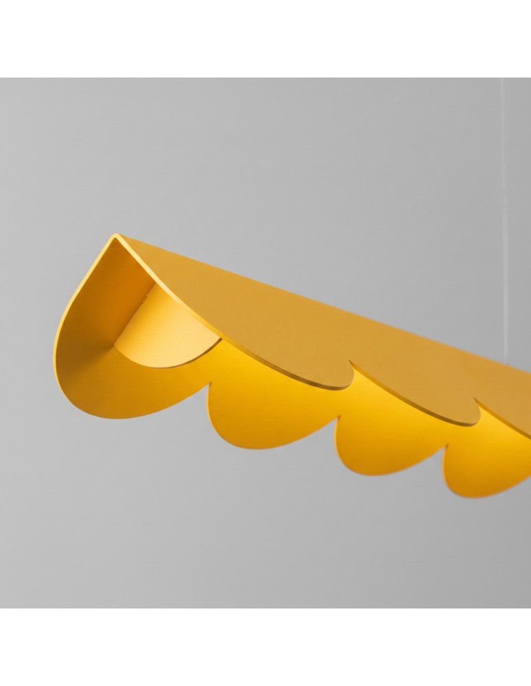 Thoro Lampa wisząca BISCUIT 100 żółta LED 4000K TH.742
