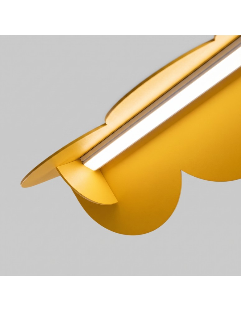 Thoro Lampa wisząca BISCUIT 100 żółta LED 4000K TH.742