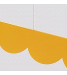 Thoro Lampa wisząca BISCUIT 100 żółta LED 4000K TH.742