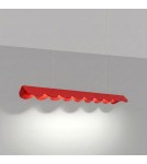 Thoro Lampa wisząca BISCUIT 100 czerwona LED 4000K TH.743