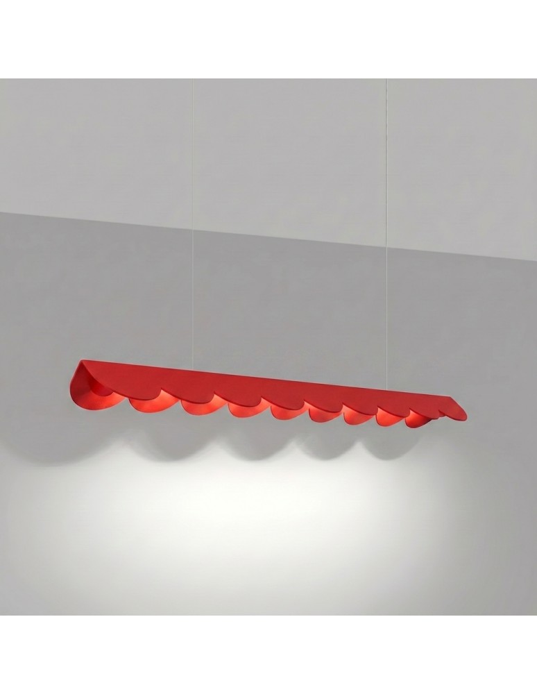Thoro Lampa wisząca BISCUIT 100 czerwona LED 4000K TH.743
