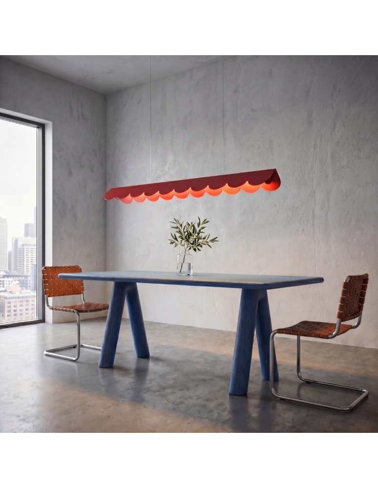 Thoro Lampa wisząca BISCUIT 100 czerwona LED 4000K TH.743