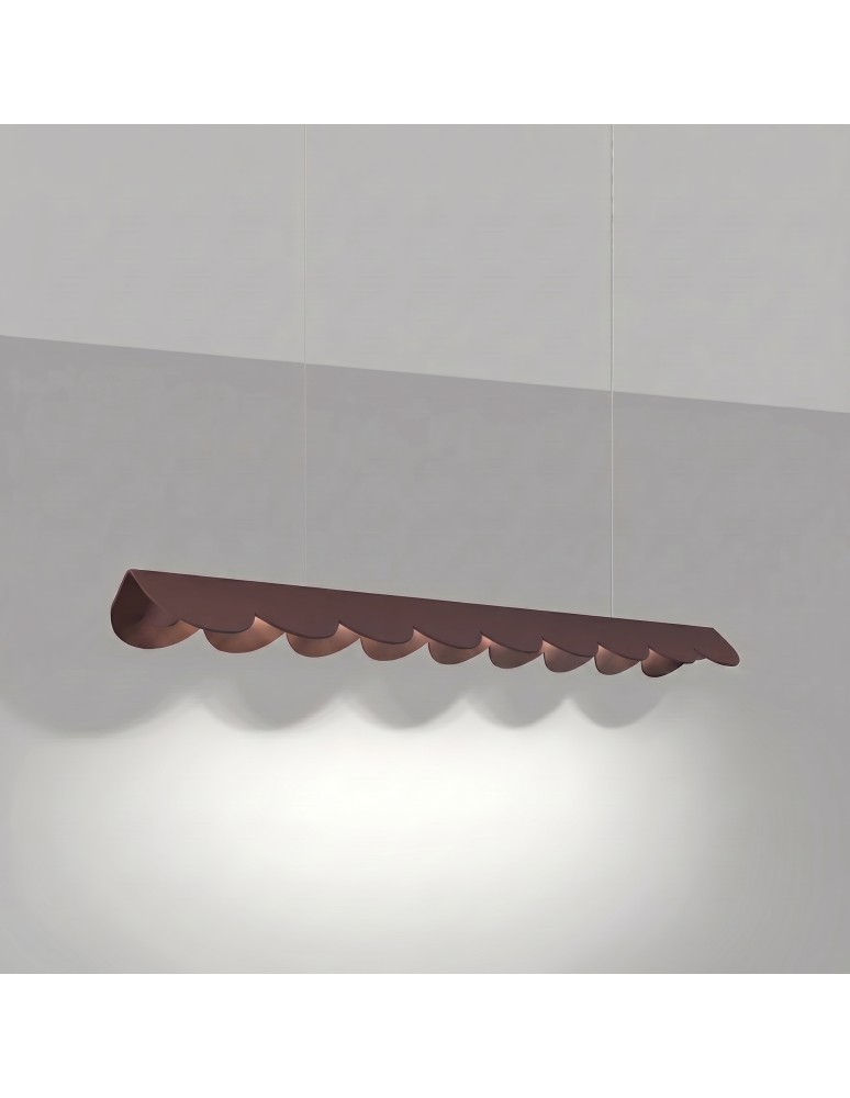 Thoro Lampa wisząca BISCUIT 100 brązowa LED 4000K TH.744