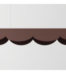 Thoro Lampa wisząca BISCUIT 100 brązowa LED 4000K TH.744