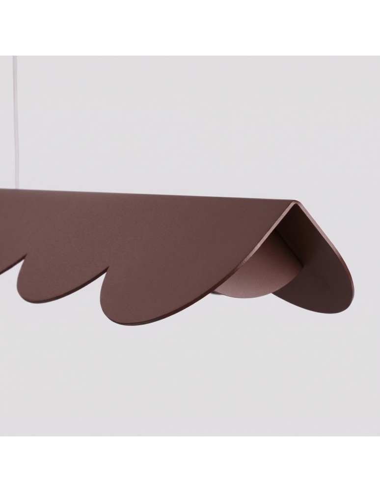 Thoro Lampa wisząca BISCUIT 100 brązowa LED 4000K TH.744