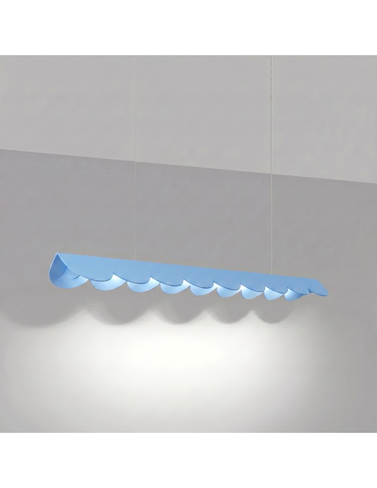 Thoro Lampa wisząca BISCUIT 100 błękitna LED 4000K TH.745