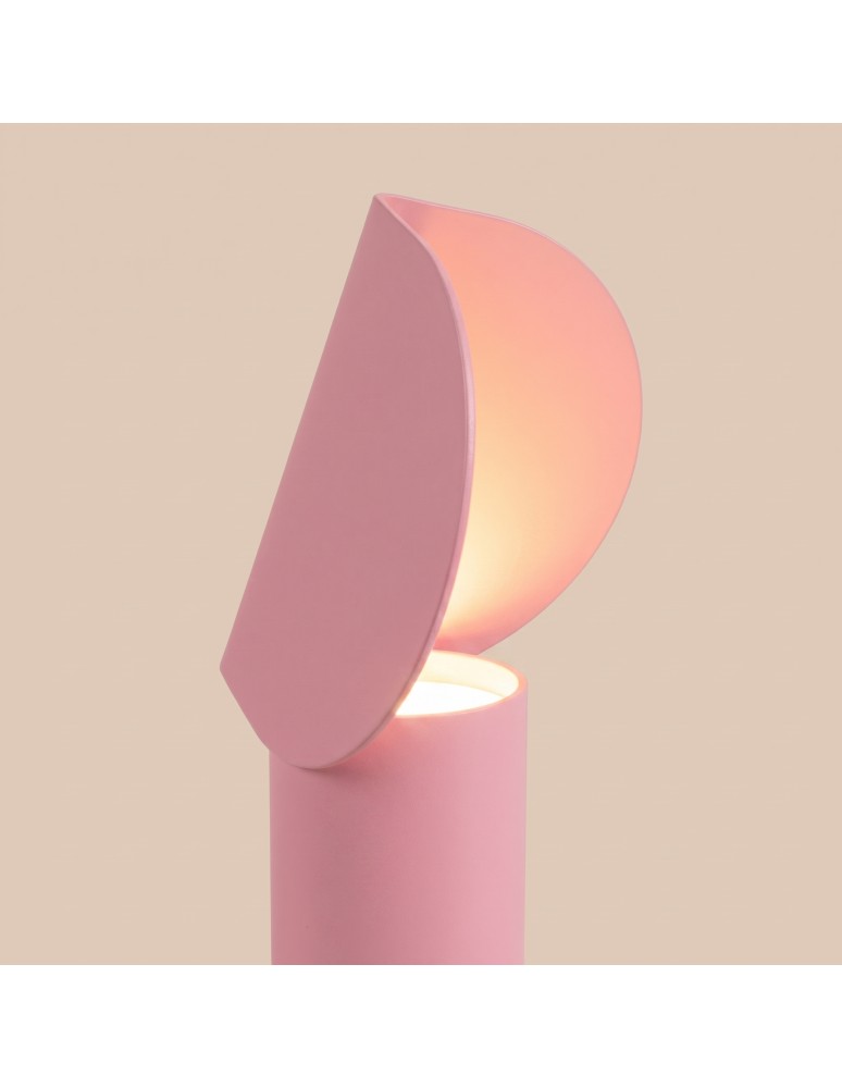 Thoro Lampa biurkowa BISCUIT różowa LED 3000K TH.746