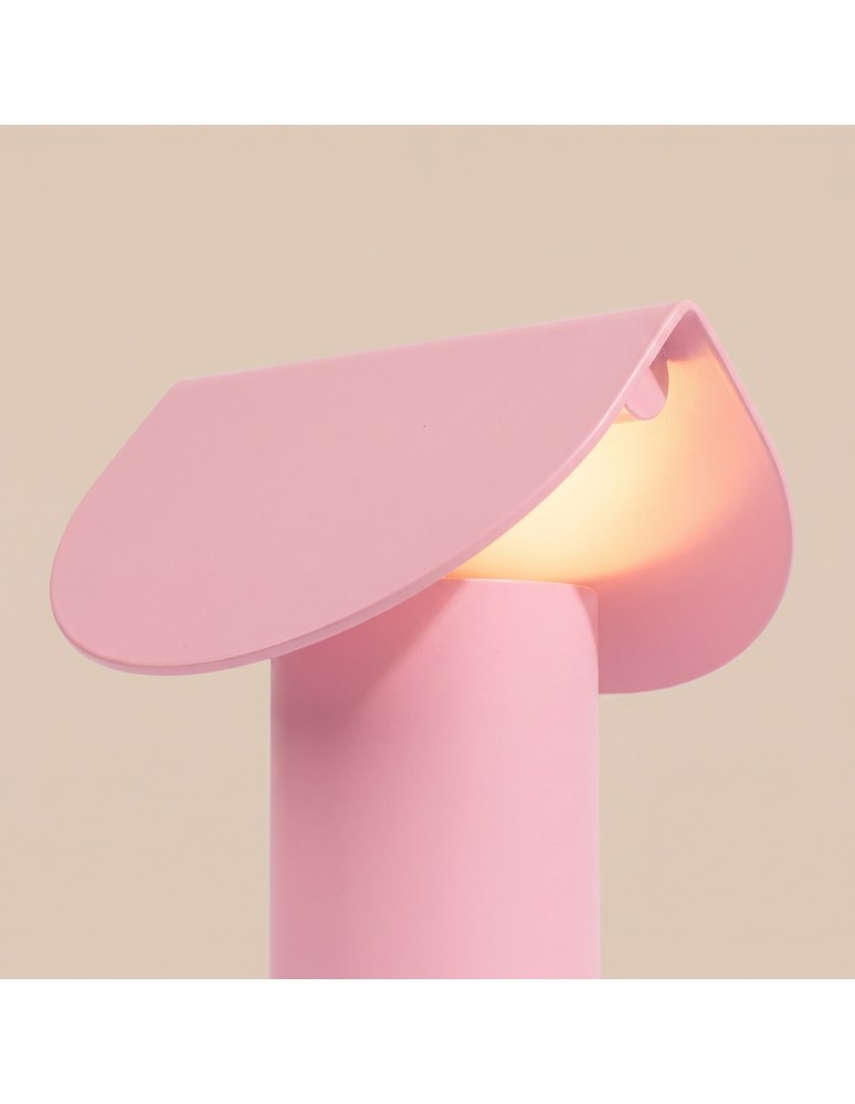 Thoro Lampa biurkowa BISCUIT różowa LED 3000K TH.746