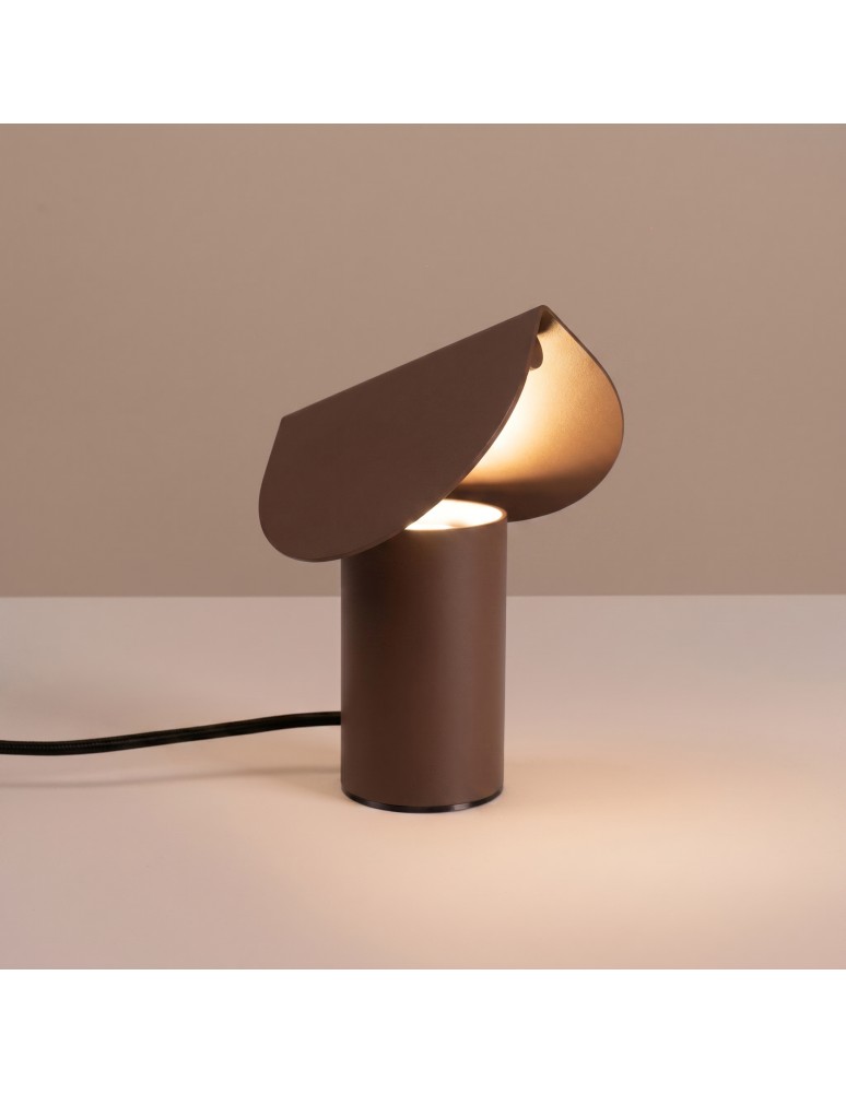 Thoro Lampa biurkowa BISCUIT brązowa LED 3000K TH.750