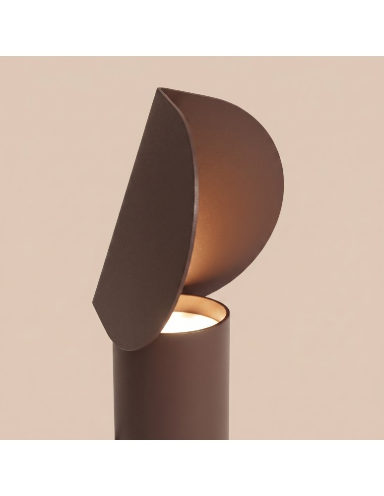 Thoro Lampa biurkowa BISCUIT brązowa LED 3000K TH.750
