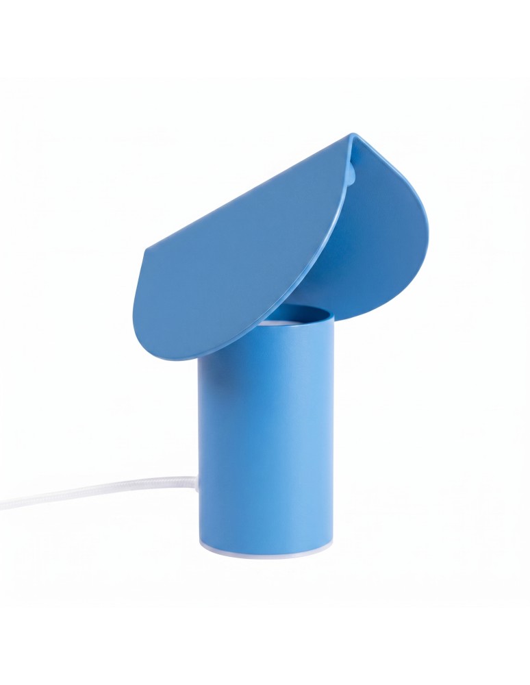 Thoro Lampa biurkowa BISCUIT błękitna LED 3000K TH.751
