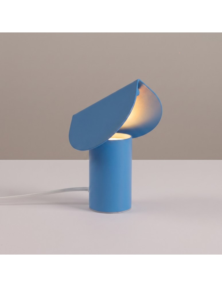 Thoro Lampa biurkowa BISCUIT błękitna LED 3000K TH.751