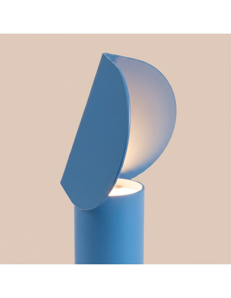 Thoro Lampa biurkowa BISCUIT błękitna LED 3000K TH.751
