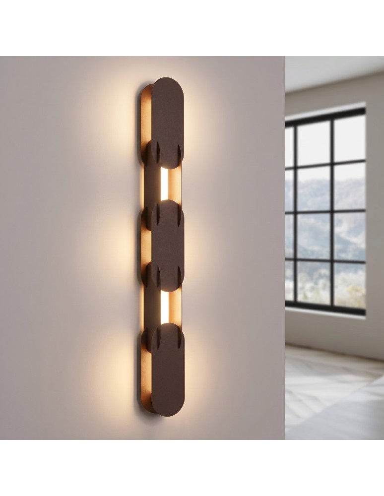 Thoro Kinkiet CHAIN 91 brązowy LED 3000K TH.765