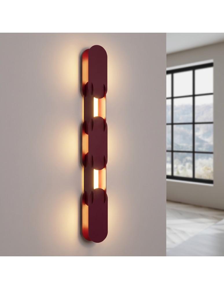 Thoro Kinkiet CHAIN 91 burgund LED 3000K TH.769