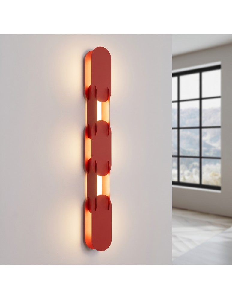 Thoro Kinkiet CHAIN 91 czerwony LED 3000K TH.771